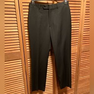 Tommy Hilfiger Classic Fit Sharkskin Navy Blue Dress Pants